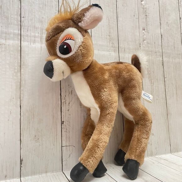 Authentic Vintage Stuffed Animal Plush Toy BAMBI Disney Park Sears Roebuck, & Co - Picture 12 of 12